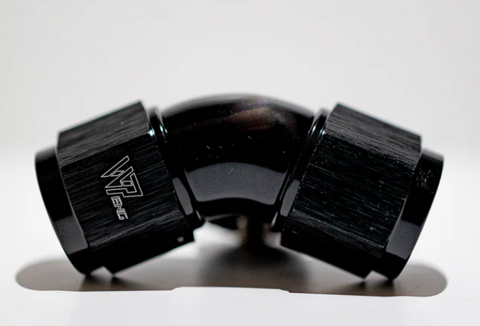 45DEG Female AN8 Coupler